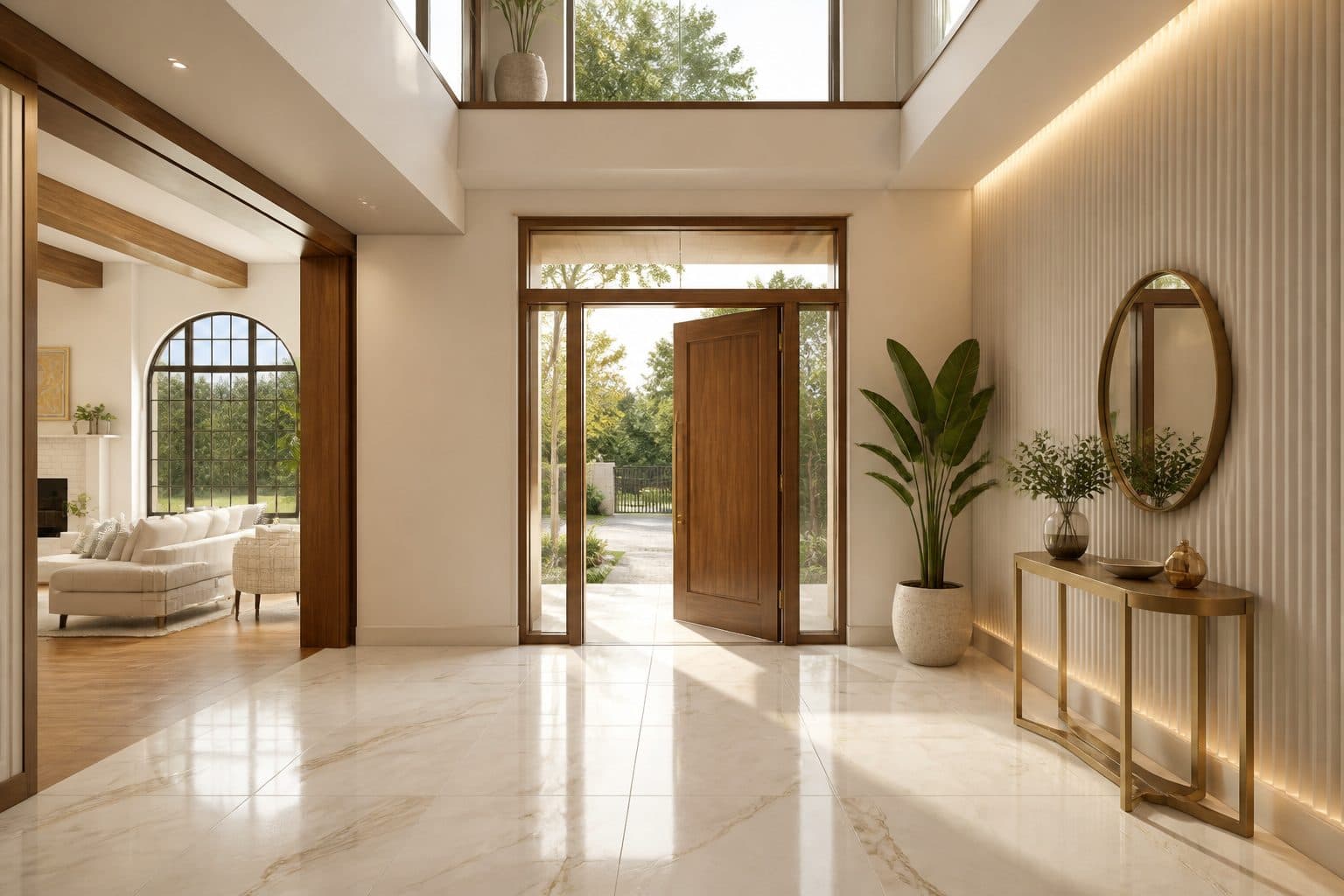 Foyer & entry interior trend reference - Arsa Interiors Pune & Baramati