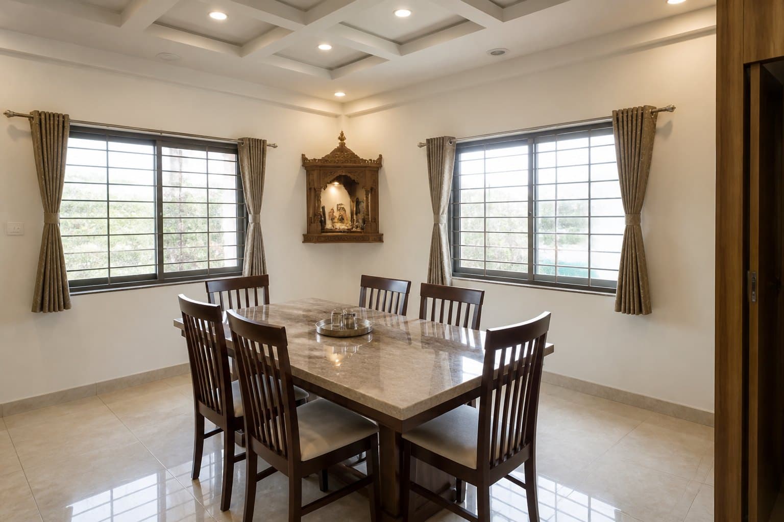 Renovated dining and living space finished by Arsa