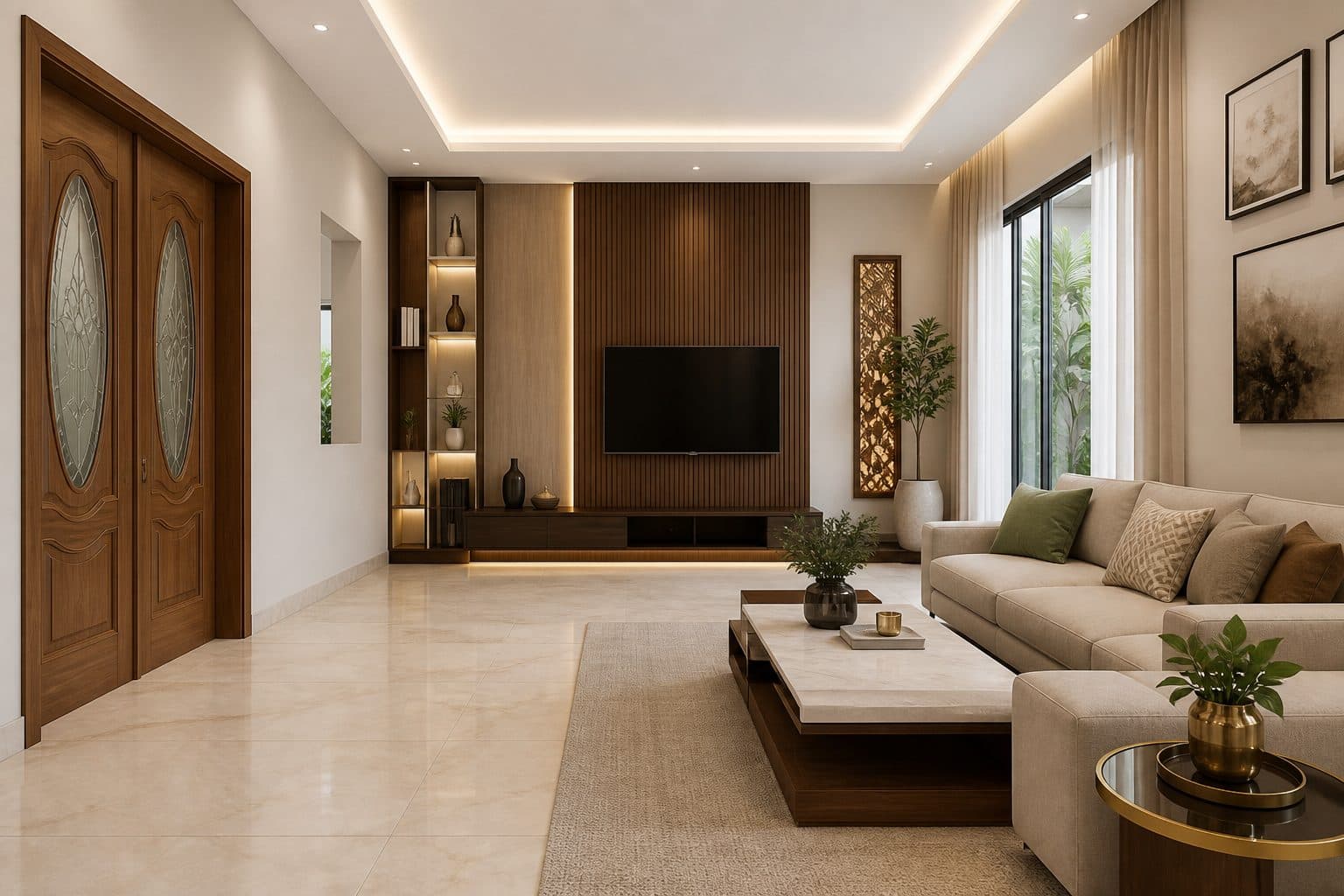 Living hall interior reference - Arsa Interiors
