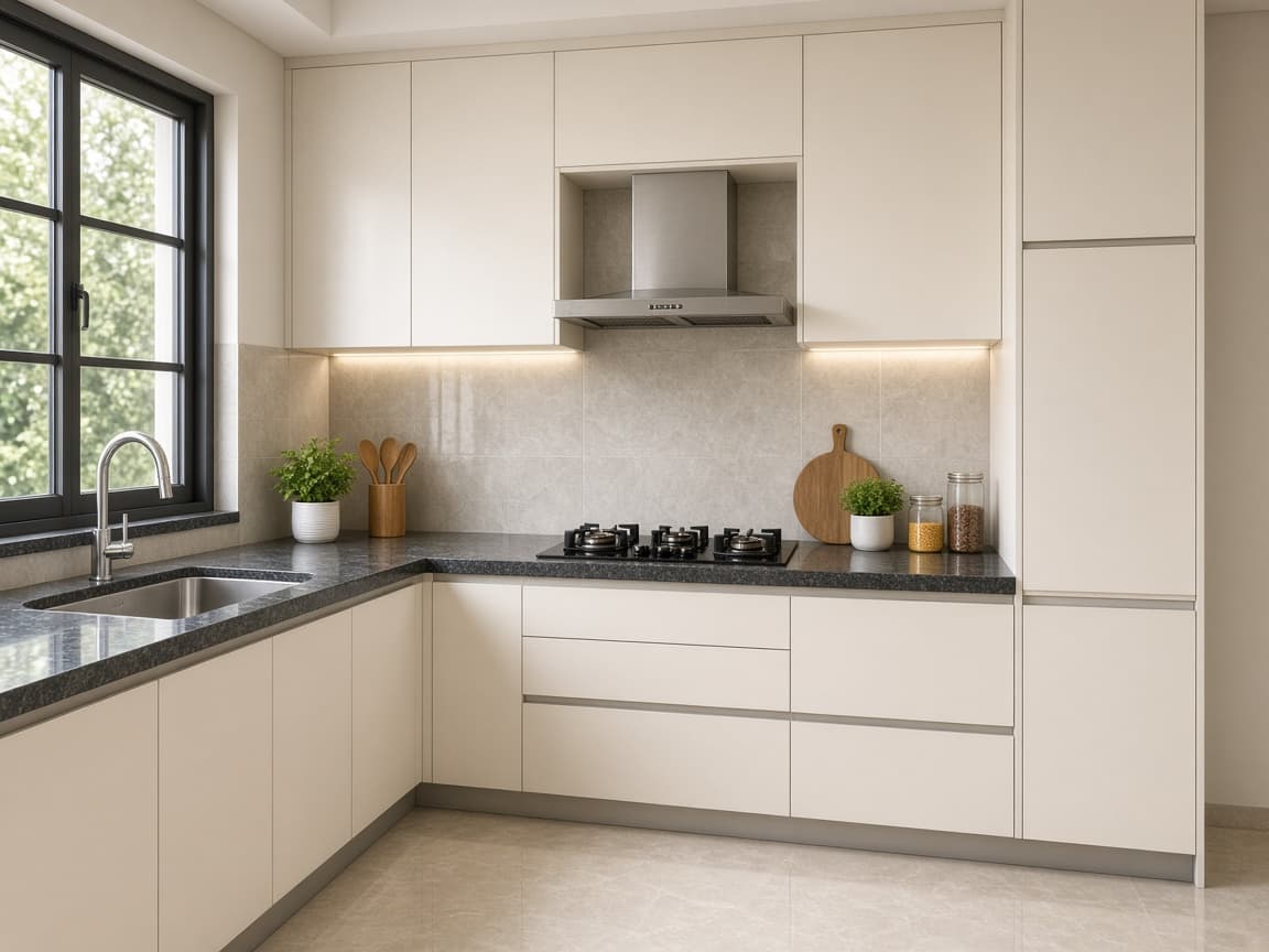 Modular Kitchen | L-Shape